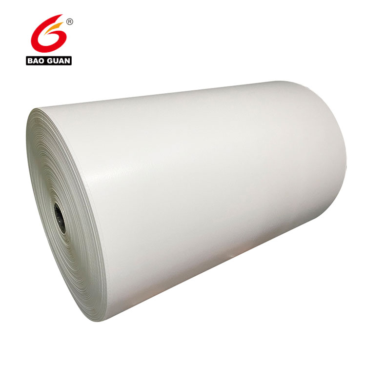 Silicone coated white glassine release paper